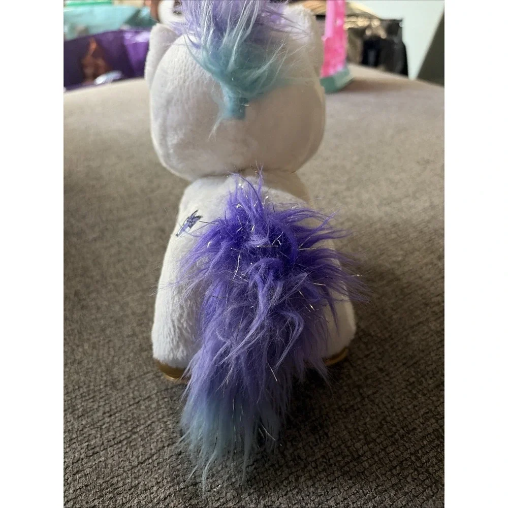 Present Pets Light Up Horn UNICORN Interactive Plush Tested Works